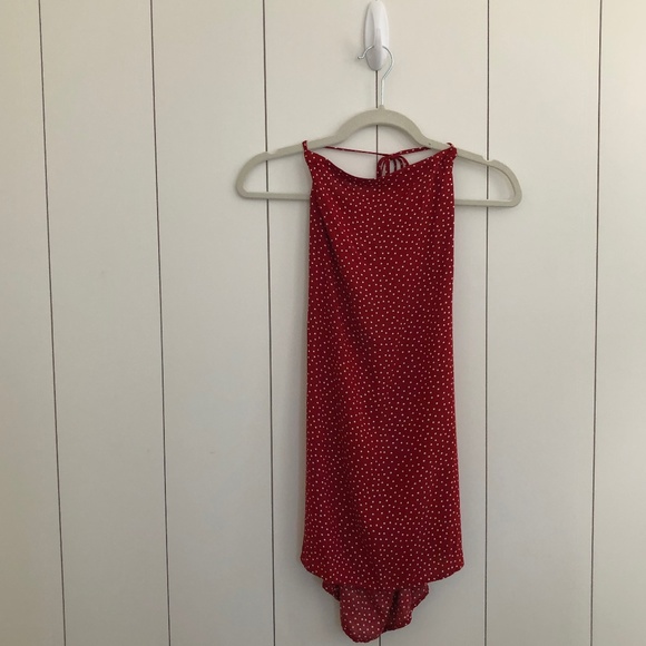 Brandy Melville Dresses & Skirts - Brandy Melville Red Polka Dot Dress